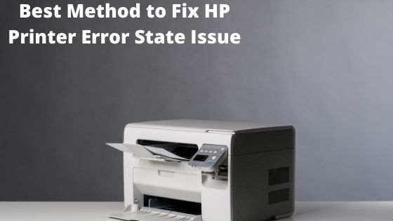 HP Printer error state